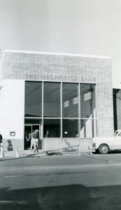Albany, California circa 1940s, The Mechanics Bank   